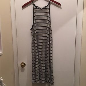 American eagle black and white dress